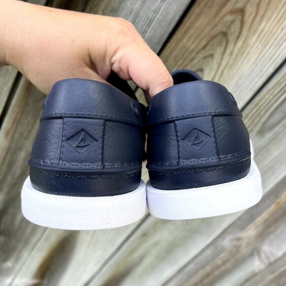 Sperry Authentic Original Float Boat Shoe Navy W8 M6‎ Water-Friendly EUC - Picture 5 of 7